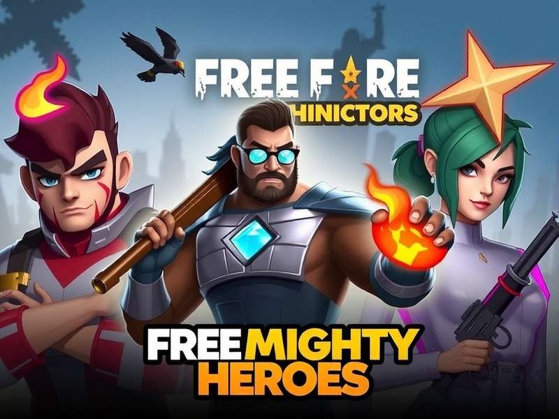 Free Fire Mighty Heroes Game Banner